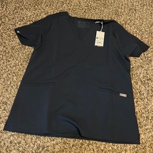 Figs scrub top casma night sky